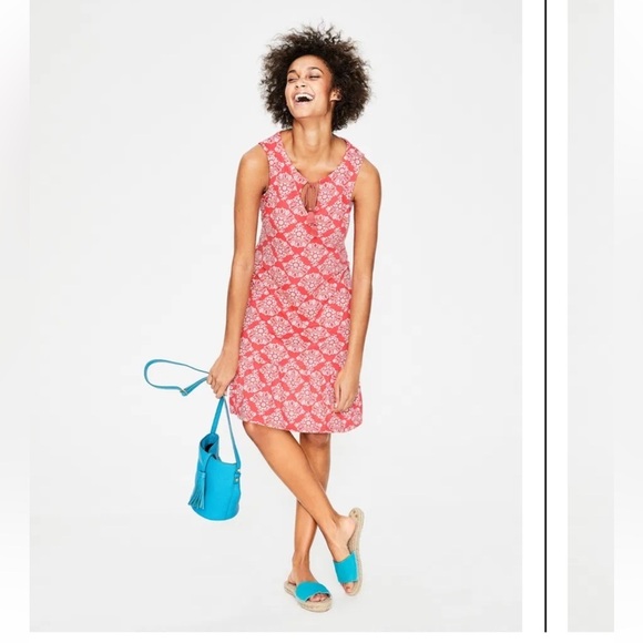 BODEN Arabella Jersey Dress size 4R - Picture 4 of 9